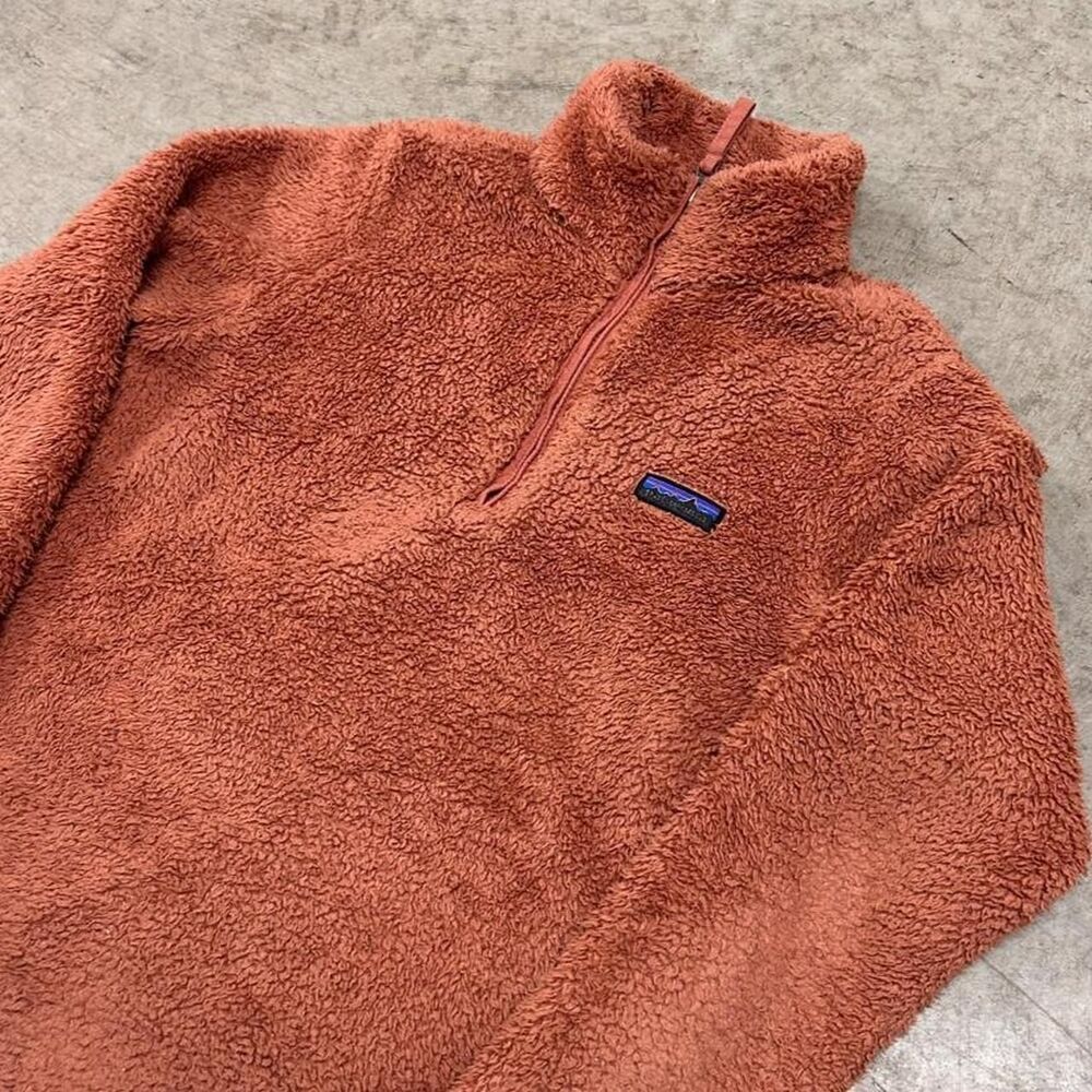 Patagonia Womens Orange and Brown Sweatshirt